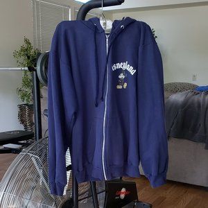 Disney vintage hooded sweatjacket